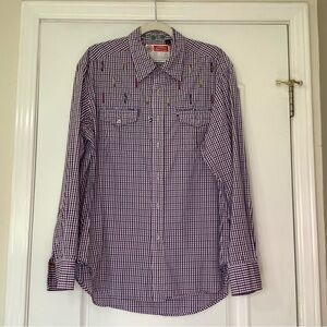 ROBERT GRAHAM PURPLE CHECK SURFBOARD SIZE L